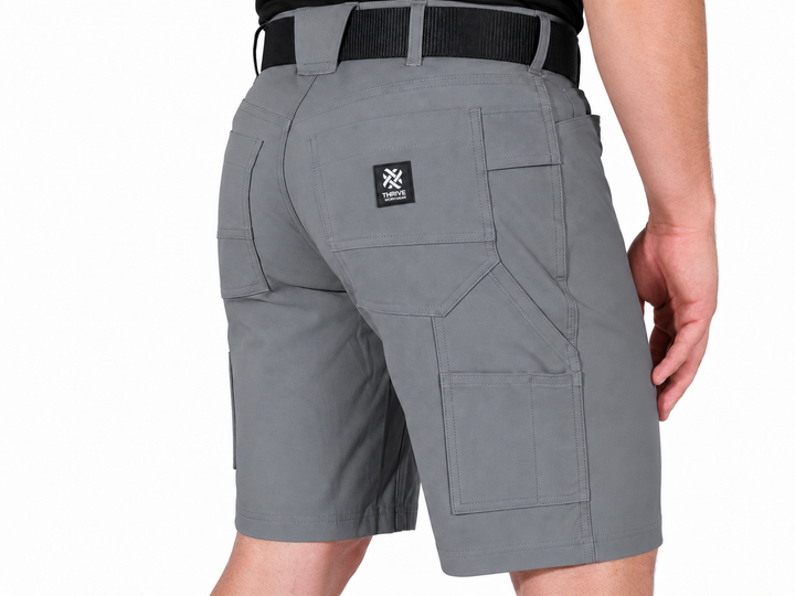 053 DILLON Utility Work Shorts - Slate
