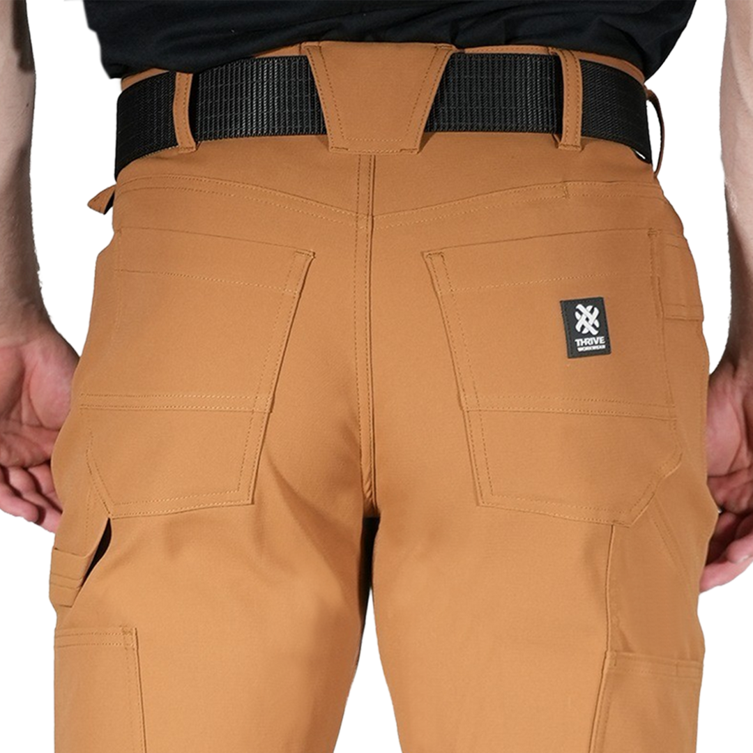 Style 053 DILLON-PRO Utility Knee Pad Work Pants - Compatible with SQUISH® Knee Pad Inserts (Not Included) - Rust - Thrive Workwear