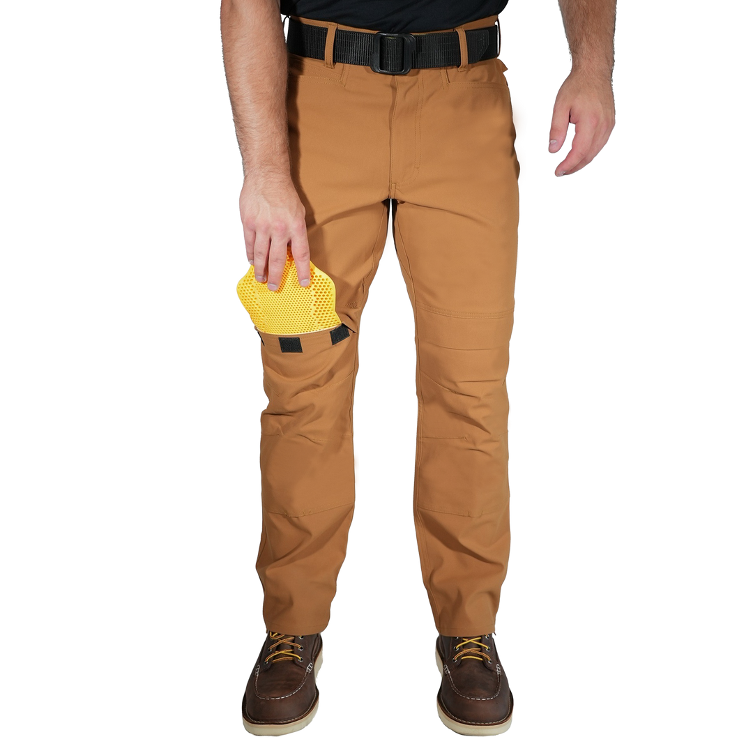 Style 053 DILLON-PRO Utility Knee Pad Work Pants - Compatible with SQUISH® Knee Pad Inserts (Not Included) - Rust - Thrive Workwear