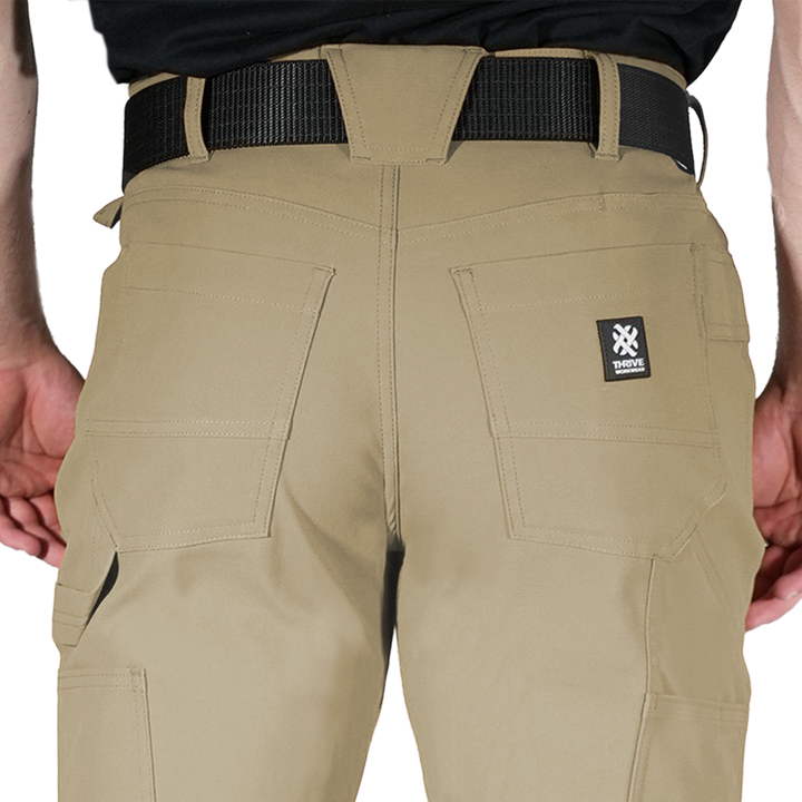 Style 053 DILLON-PRO Utility Knee Pad Work Pants - Compatible with SQUISH® Knee Pad Inserts (Not Included) - Tumbleweed - Thrive Workwear