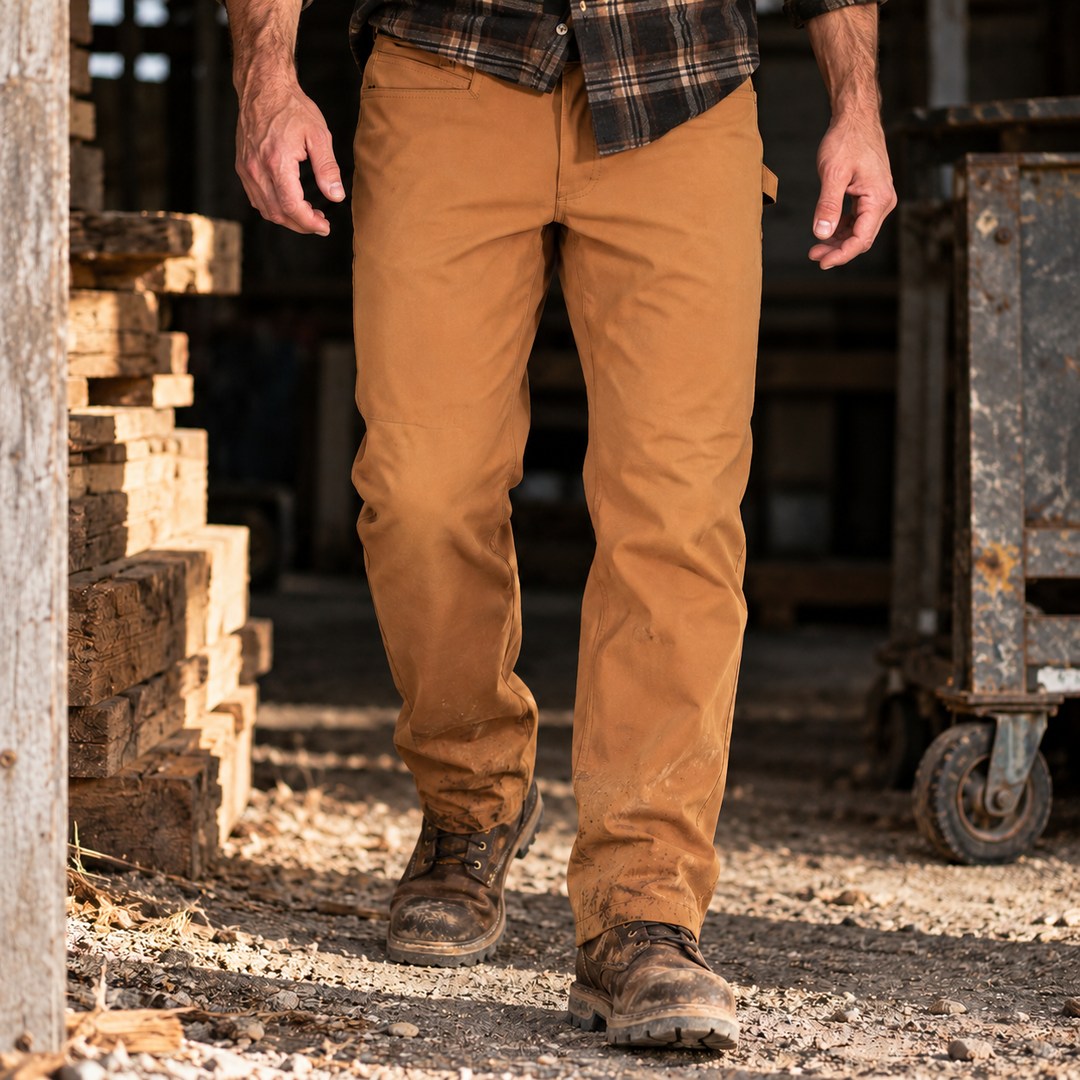 053 DILLON-CORE  Utility Work Pants - Rust