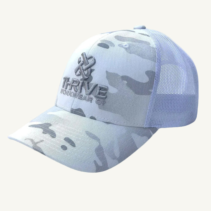 NEW! Thrive Workwear RAMBLER Multicam Trucker Hat - Thrive Workwear