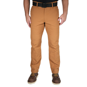 Cargo pants with top knee pad inserts
